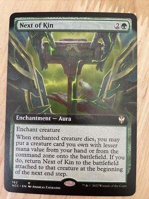 MTG Next of Kin Extended Art Streets of New Capenna Commander Magic Card  162 Reg