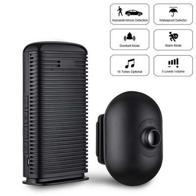 KERUI Wireless Driveway Alarm Doorbell IR Motion Sensor Outdoor Home Security