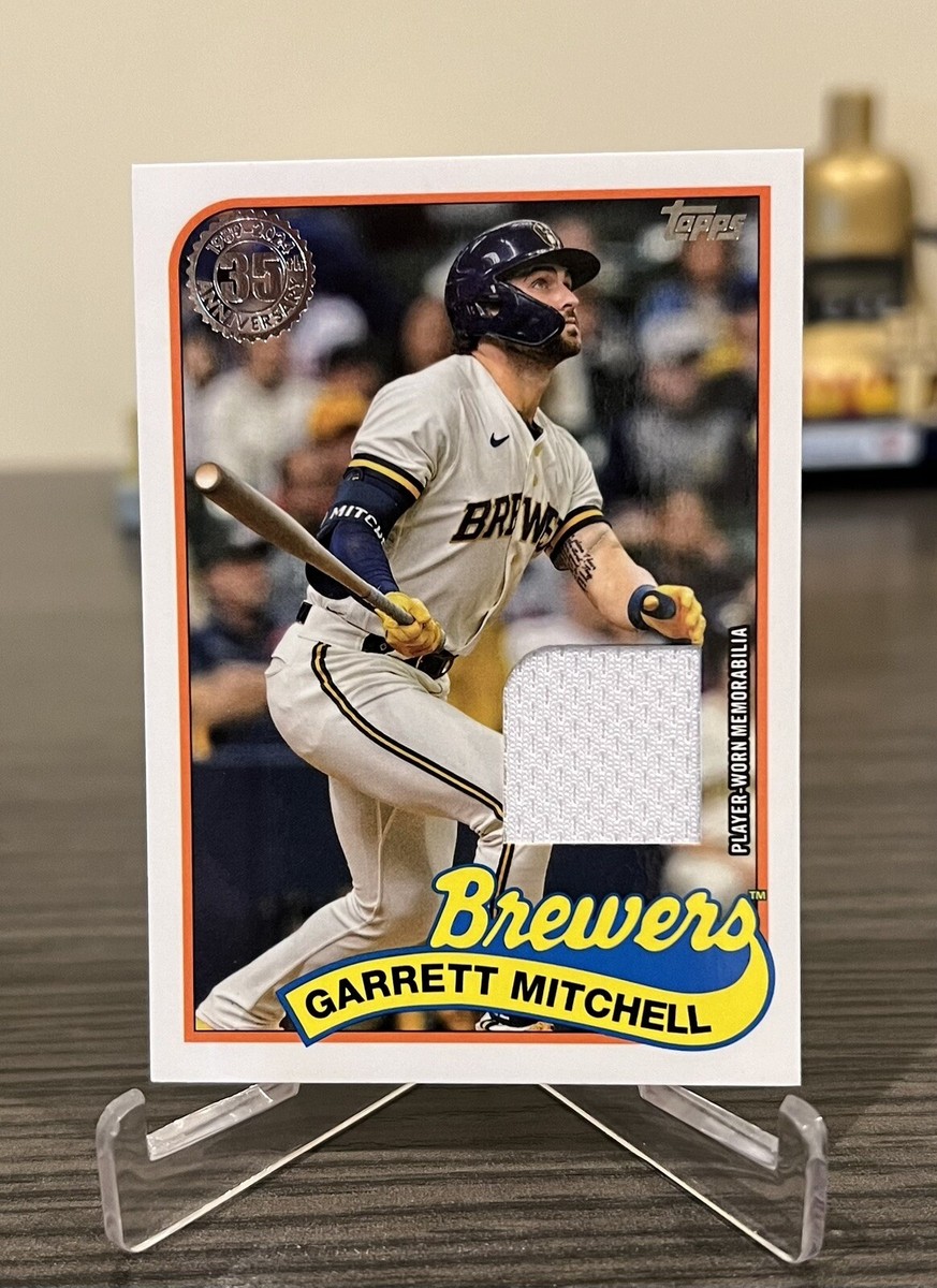 2024 Topps Series 1 Garrett Mitchell Game Used Jersey Milwaukee 