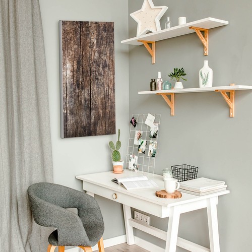 banjado Design Magnetwand aus Metall Motiv Pinnwand Magnettafel Altes Holz - Bild 13 von 25
