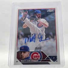 2023 Topps Chrome Update Baseball Matt Swarmer RC Auto