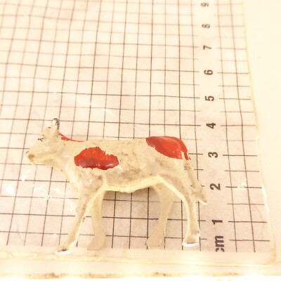 Figurine Ancienne En Plomb Creux : Un Bison Signé BF Blancherie & Frères - 9 Cm - Bon état