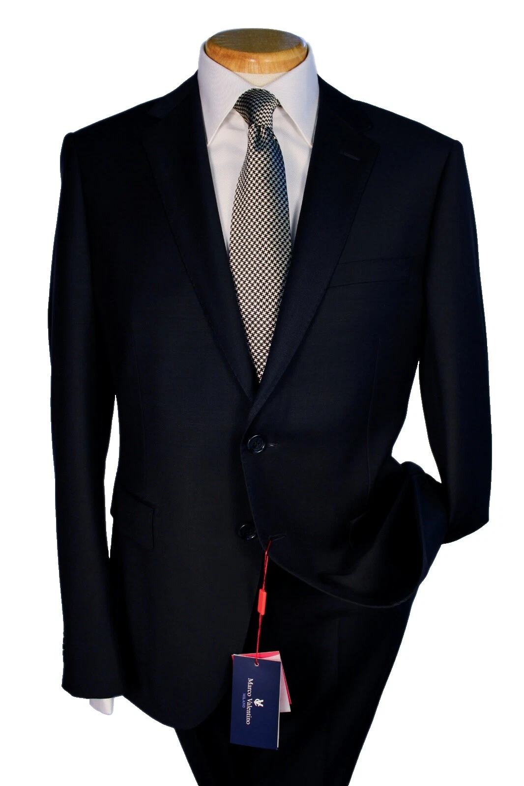 Valentino Wool Black Suits & Blazers for Men