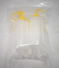 Lot of 6 Thermo Scientific Nalgene Color Coded LDPE Wash Bottles 2422-2500