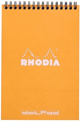 Rhodia 16503C Notizblock Note Pad (mit Doppelspirale, DIN A5, Dot Grid, 80 g, 14