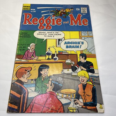 Reggie and Me Comic Book Archie Series 1969  Sept No. 34