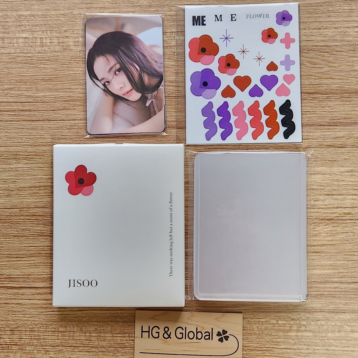 BLACKPINK JISOO ME Merchandise Deco Kit Officlal Photocard MD PC