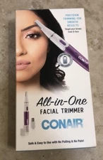 Conair All-In-1 Facial Precision Trimmer Hair Removal Body Women Battery NEW
