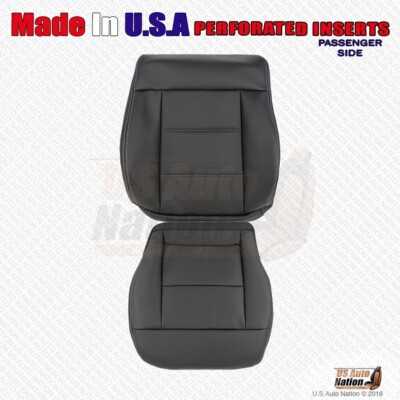 2010 2011 Mercedes Benz E200 E250 E300 E350 Passenger Bottom-Top Seat Cover Blk