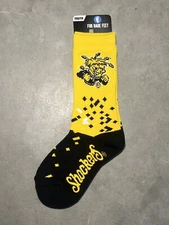 For Bare Feet Wichita State University Shockers Crew Socks Youth Size 13, 1-3