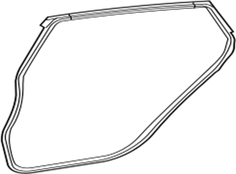 6787247030 Toyota Weatherstrip, rear door, lh 6787247030, New Genuine