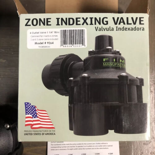 FIMCO Manufacturing Inc. 1 1/4" 4 Auslass Mini Indexierventil mit 2,3 Zonen Nocken - Bild 3 von 13