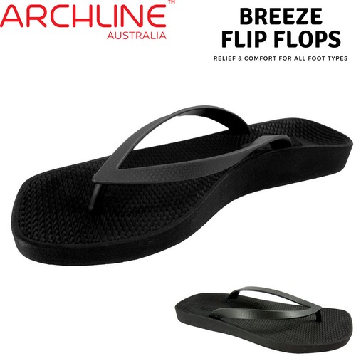 orthotic flip flops with arch support