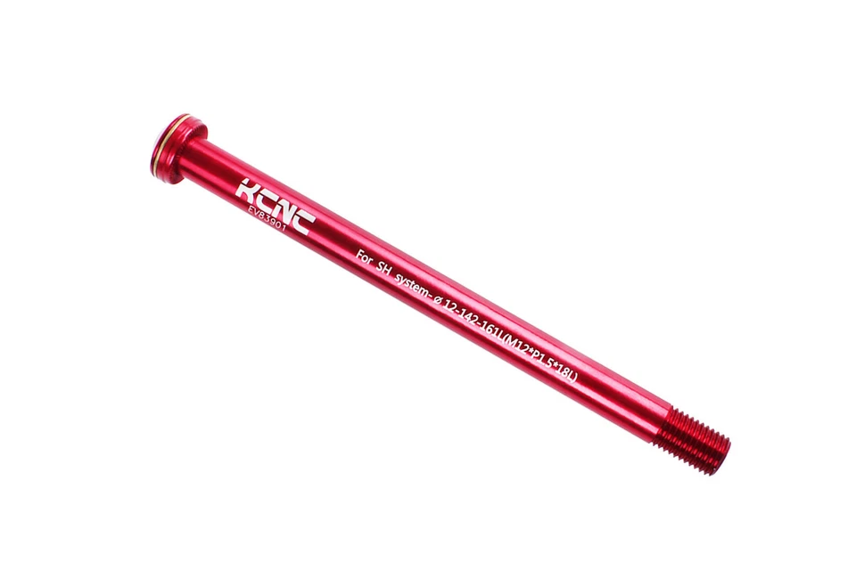 Pincho trasero para bicicleta de ciclismo KCNC KQR08 MTB para Shimano E-Thru 12 mm 161 mm rojo Foto 4 de 4