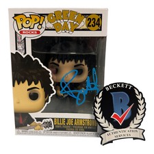 BILLIE JOE ARMSTRONG SIGNED AUTOGRAPH FUNKO POP 234 BECKETT BAS GREEN DAY