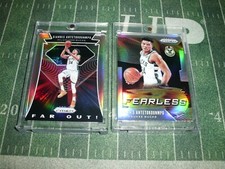 2019-20 Prizm Fearless Far Out Silver Refractor SP Giannis Antetokounmpo LOT📈🔥