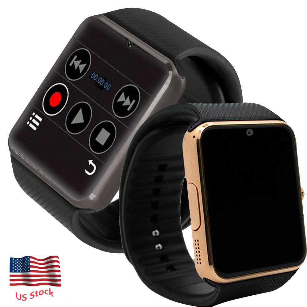 Bluetooth Smart Watch Camera Calories Step Count Sport Fitness Tracker  Wristband