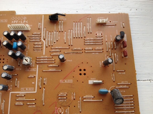 MAIN board only HCX-1104-MAIN for Sony MD CD Tape Stereo Hi-Fi CHC