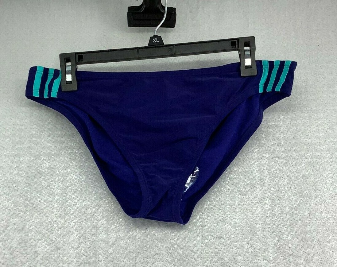 Adidas Womens Sport Elastic Waist Comfort Aqua Hipster Bikini