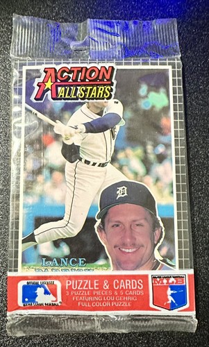 Donruss 1985 "Action All-Stars" Sealed Pack - Lance Parrish Front Card