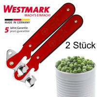 2 X Westmark HebeldosenöFfner Columbus DosenöFfner Kapselheber Rot