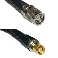 LMR400 RP-TNC MALE to SMA MALE Coaxial RF Cable USA-Ship Lot
