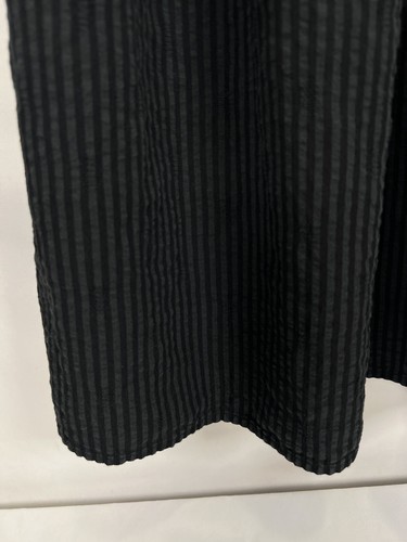 J. Jill Plus SZ 2X Maxi Dress Smocked Ruffle Black Sleeveless Empire Waist - Picture 5 of 9