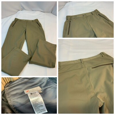 Pro Cam-Fis Gore Windstopper Pants S 30x28 Tan Poly Flat Front YGI L1-416