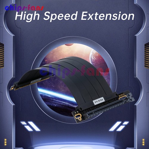 PCI-E 3.0/4.0 16x Riser Cable Graphics Card Extension Cable GPU Expansion Card - Picture 3 of 27