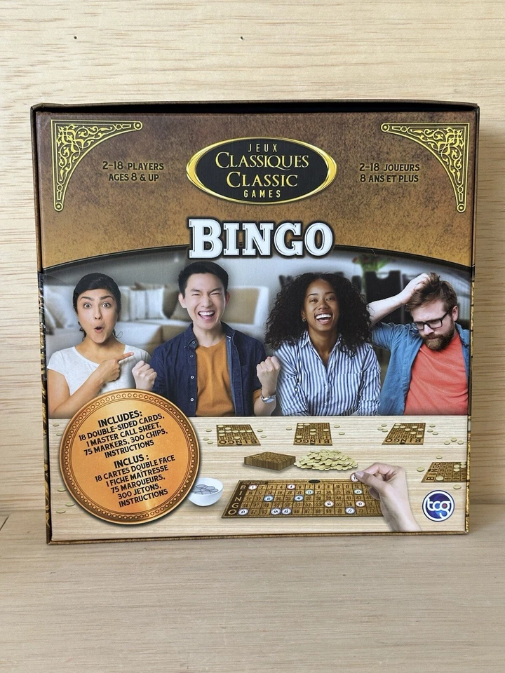 JEUX Classiques Classic Games Bingo Set 2-18 Players Ages 8 And Up - Image 2 of 2