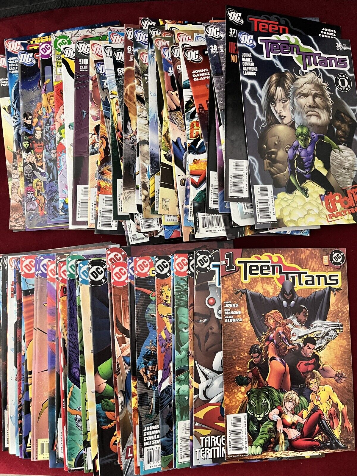 Teen Titans 82 Issue Lot Set 1996 + Giant 2003 Geoff Johns Run DC Comics 🦝