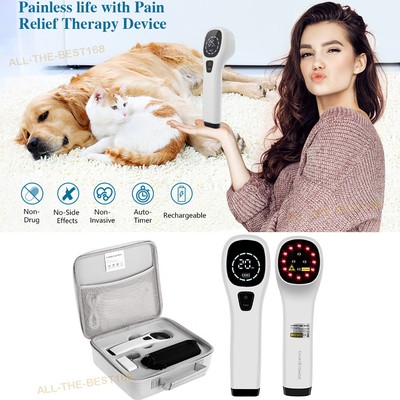 Cold Laser Pain Relief Device Red Infrared Light Therapy for Back Knee Arthritis