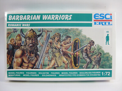 ESCI/ERTL Spielzeugsoldaten 1/72 ''''Barbarian Warriors'''' P-225, brandneu versiegelte Box.