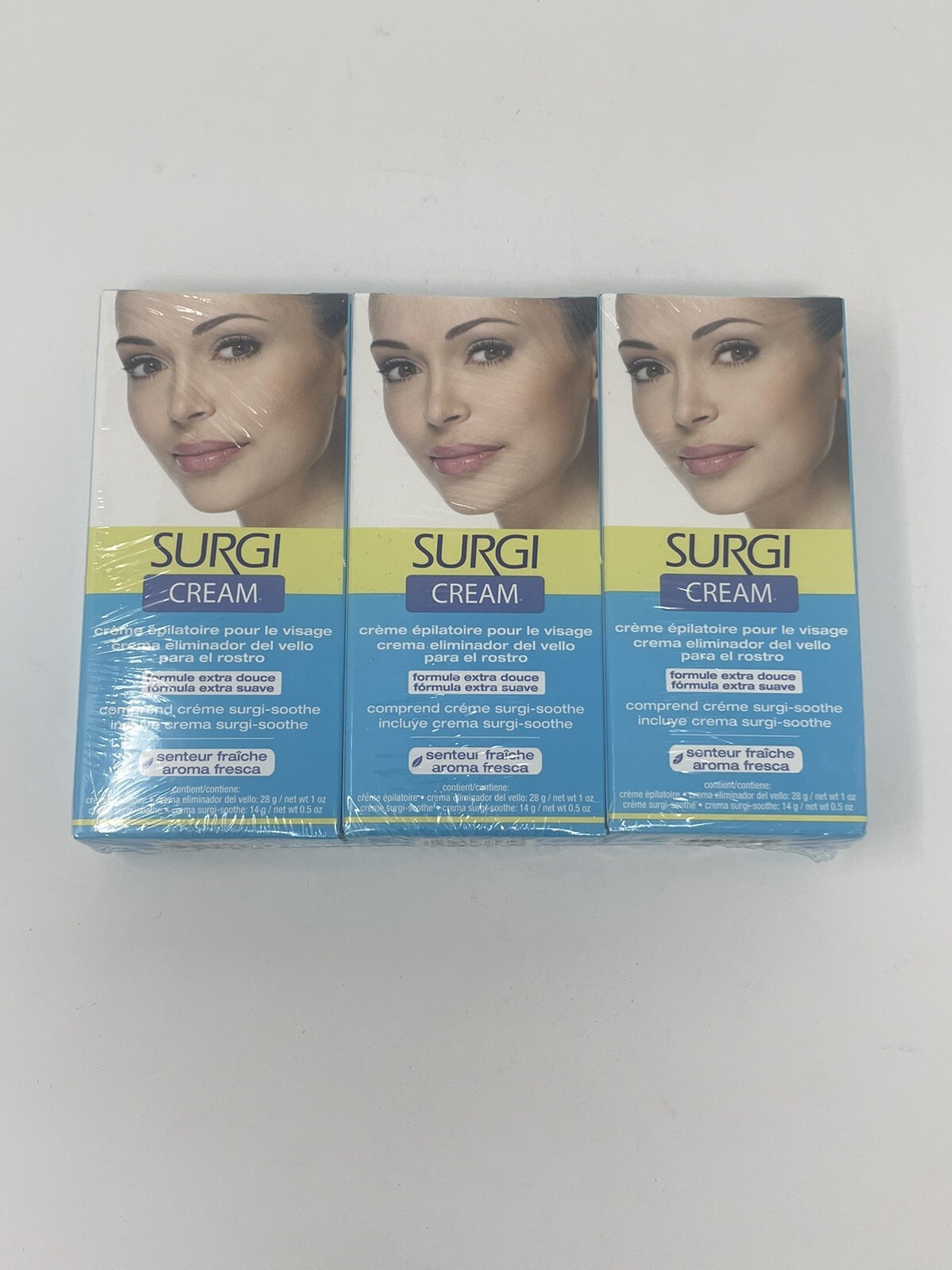 Surgi Facial Hair Removal Cream Fresh Scent (1 box) eBay