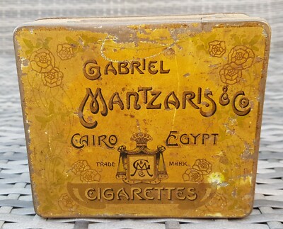 Blechdose alt Gabriel Mantzaris Cigarettes Cairo Egypt Zigaretten gypten  Orient | eBay.de
