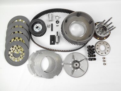 1968-1984 Complete 3 Or 5-Stud Electric Start Primary Belt Drive Kit With Belt I