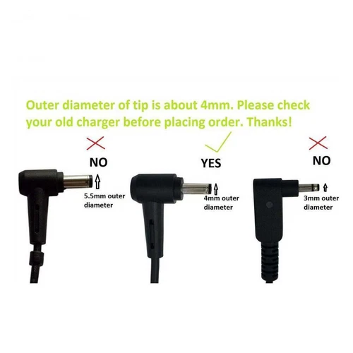 Asus X540 X540L X540LA X540S X540SA X540NA X540UA AC Adapter Charger 19V 2.37A - Picture 5 of 5