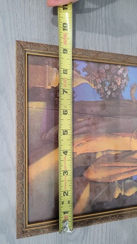 Enchantment Maxfield Parrish 9×13.5 Art Nouveau giclee print Framed Broken Glass - Picture 6 of 8