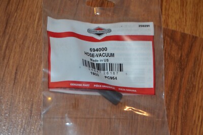 Briggs & Stratton 694000 Vacuum Hose | eBay