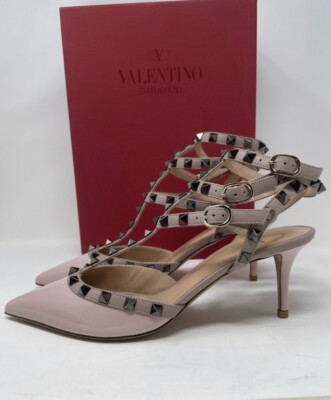 Valentino Garavani Rockstud Sandals Heels 65MM Size 38 | eBay