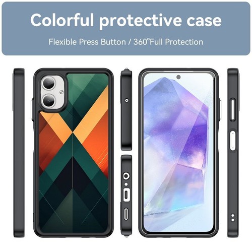 abstract overlapping triangles For Samsung A15 A16 S23 S24 S25 Ultra FE TPU Case - 第 8/25 張圖片