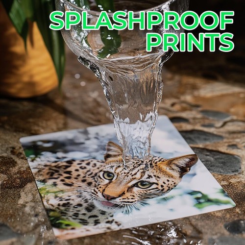 Evergreen Goods A4 Glänzendes Selbstklebendes Fotopapier 10 Blatt 200gsm Wass... - Afbeelding 4 van 9