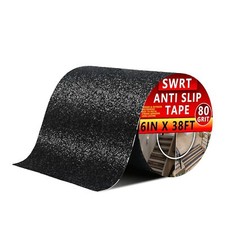 SWRT Anti Slip Traction Tape, 6 Inch x 38 FT Grip Tape Waterproof for Indoor 