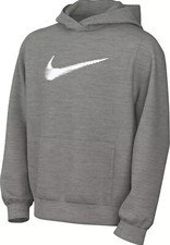 Nike Boy's Big Kid Multi Therma-Fit Pullover Hoodie Grey XS FD3893-063