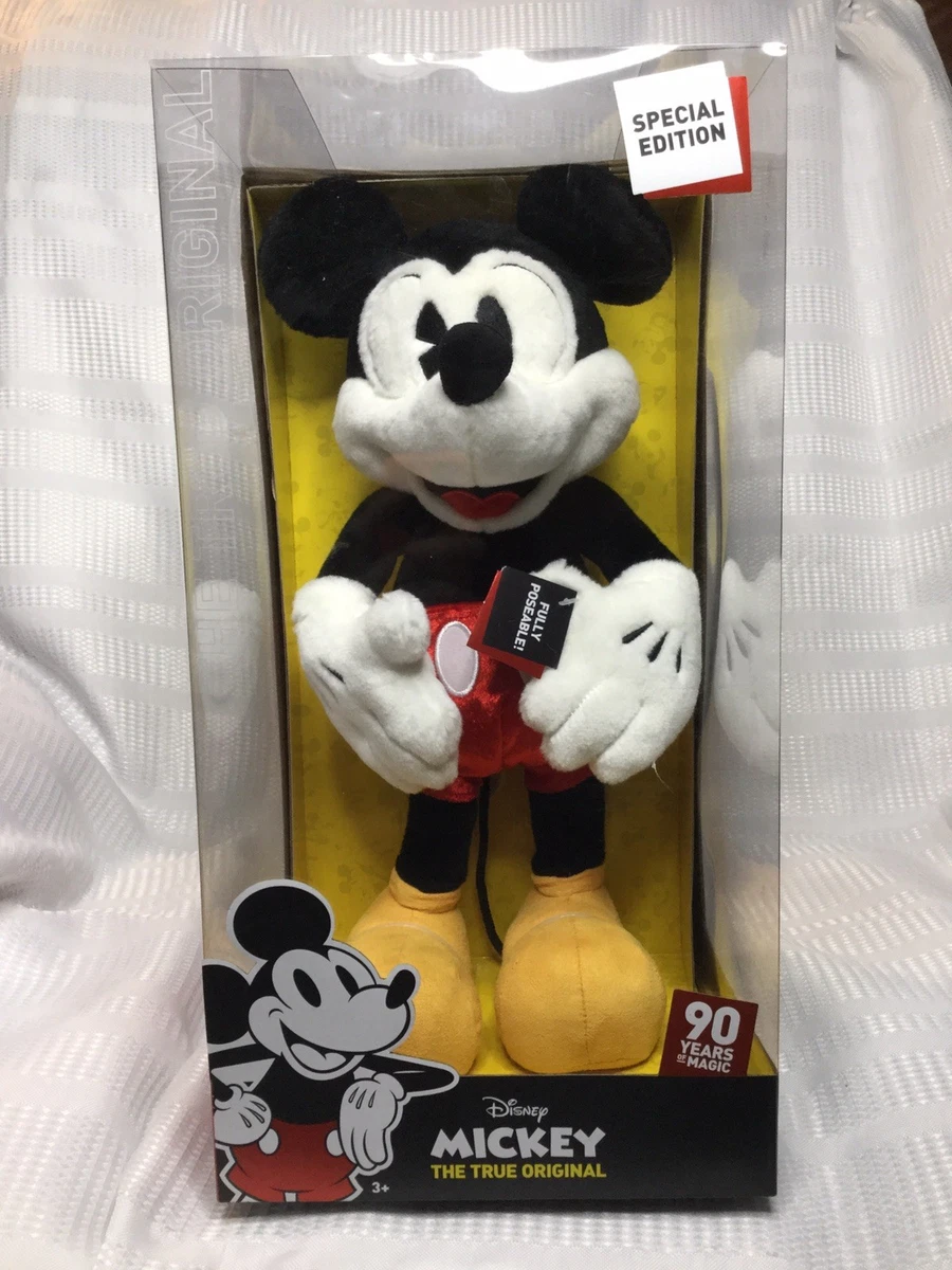 NEW Special Edition Mickey Mouse Poseable Plush 90 Years of Magic