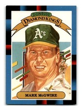 Mark McGwire 1988 Donruss Diamond Kings #1 Oakland Athletics Near Mint NM