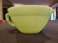 Anchor Hocking - FIRE KING - Jadeite Green - Batter Bowl - 1" Band - USA