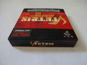 V-Tetris Nintendo Virtual Boy BPS VUE-P-VTRJ 1995 w/Box Manual Hagaki From Japan