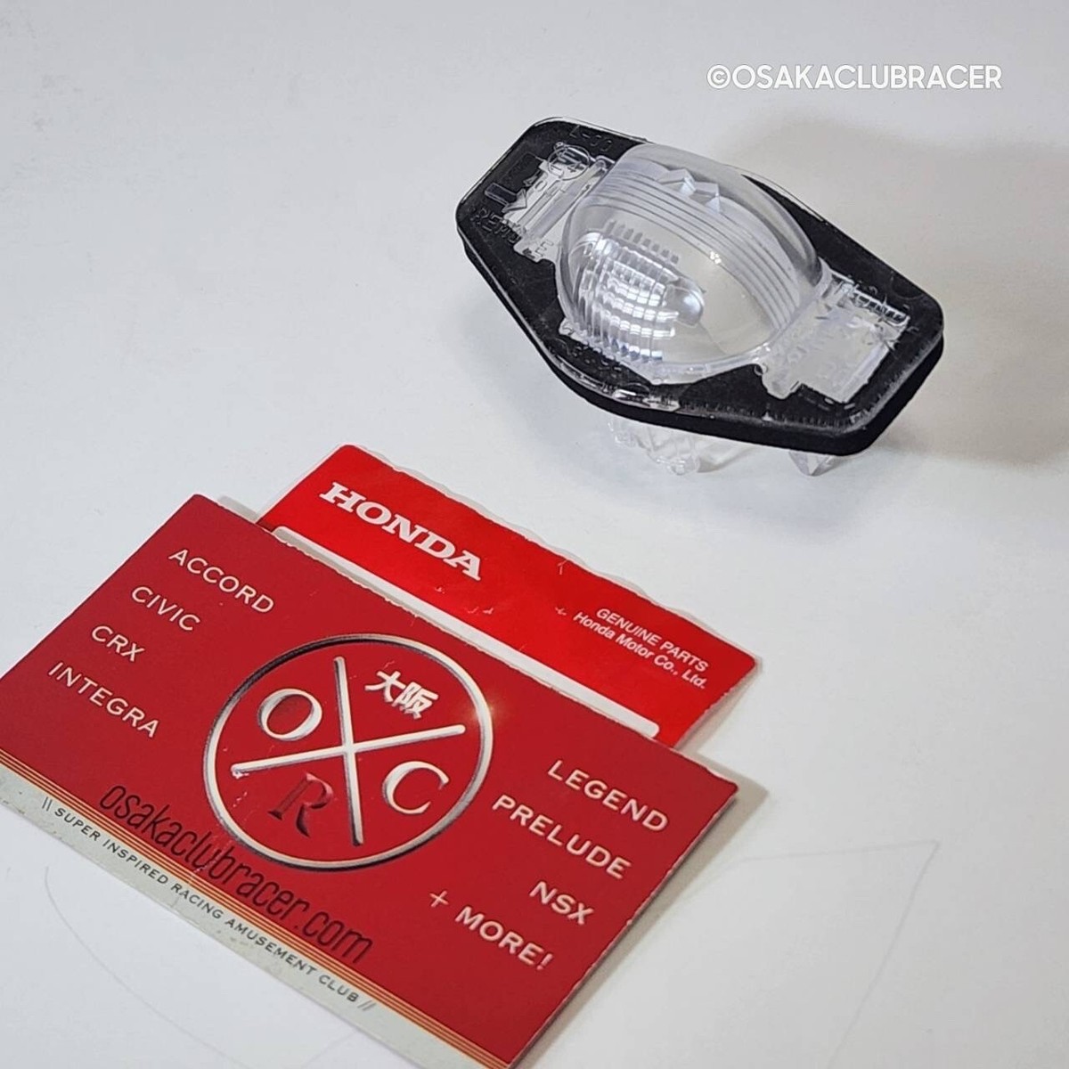 Genuine OEM Honda Rear License Plate Light LENS 98-00 Civic 99-04