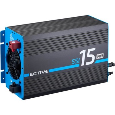 ECTIVE SSI 15 PRO 12V 230V 1500W Wechselrichter Ladegerät Laderegler Wohnmobil